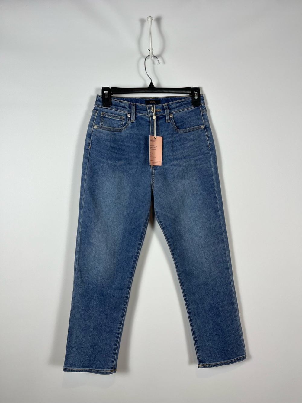 Quince Stretch Straight Jeans Girls Size 12 New With Tags